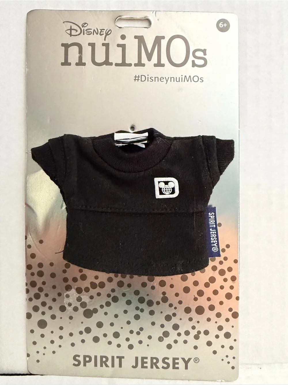 Disney Black nuiMOs Spirit Jersey Top